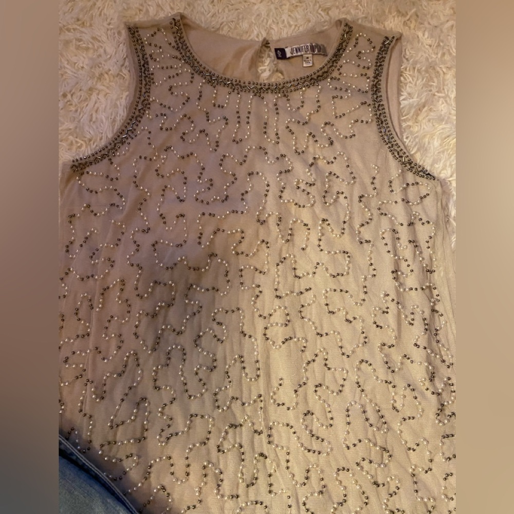 Jennifer Lopez Beaded Stylin’ Tank